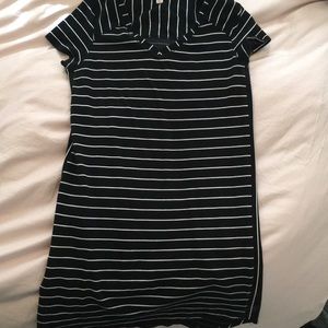 Black and white striped Merona dress